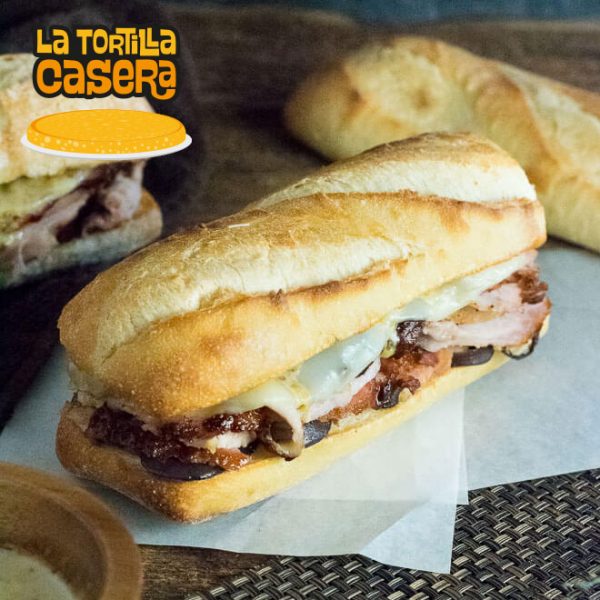 Bocata de lomo con queso