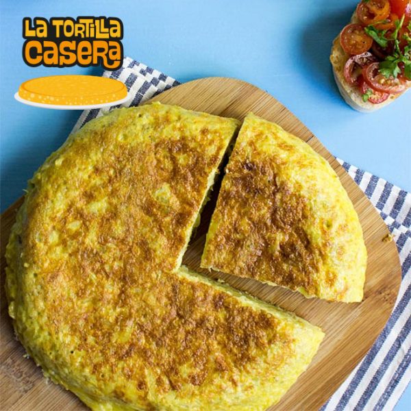 Tortilla de patatas con 4 quesos