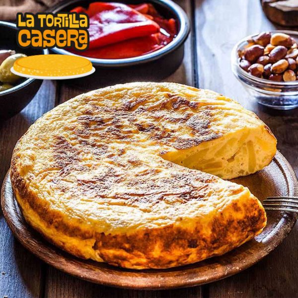 Tortilla tradicional sin cebolla